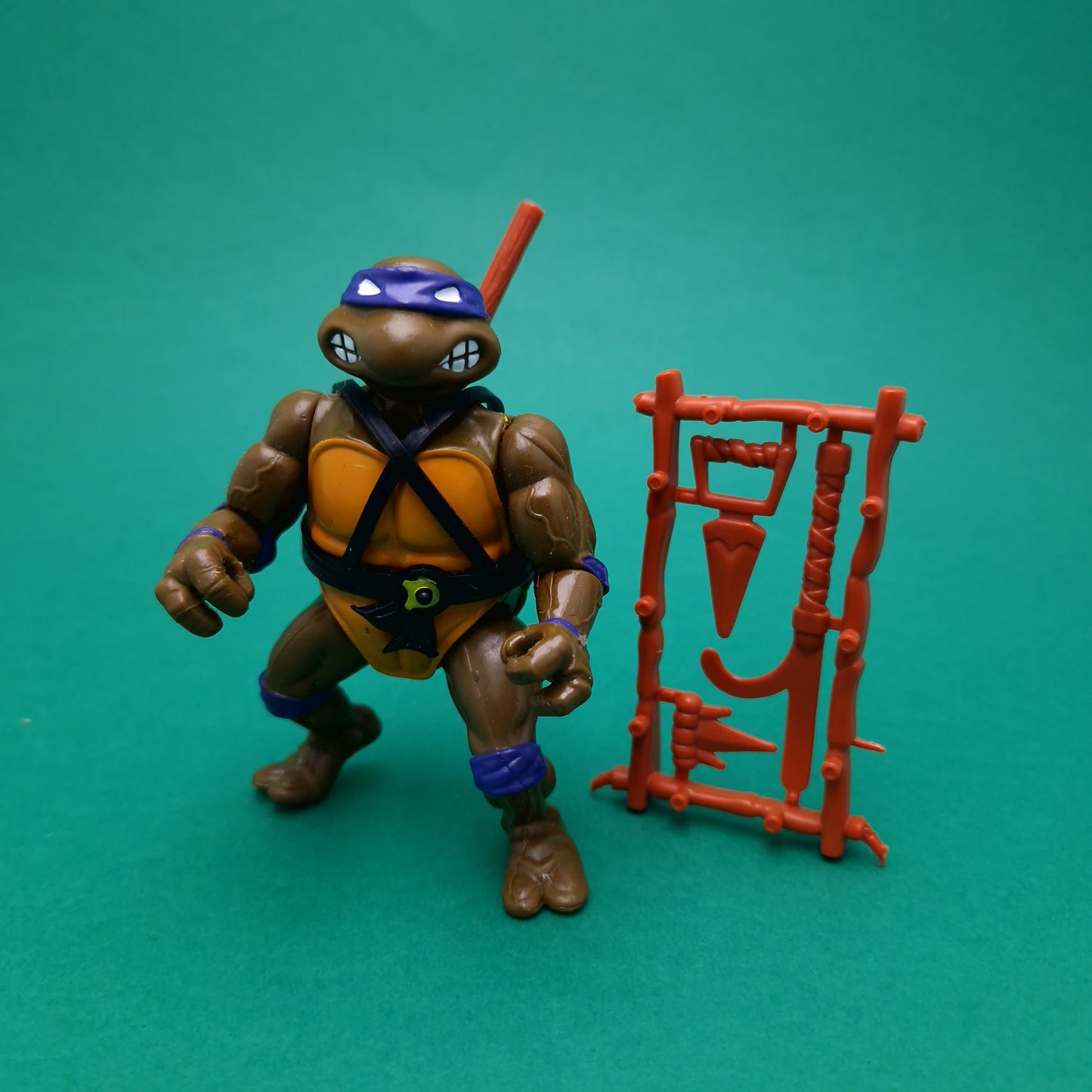 TEENAGE MUTANT NINJA TURTLES ☆ DONATELLO Vintage Action Figure ☆ Loose