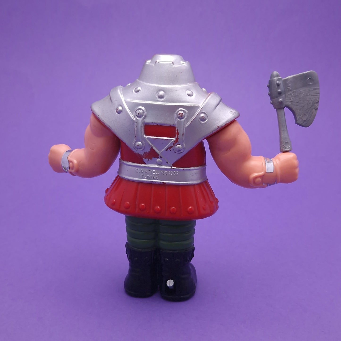 MASTERS OF THE UNIVERSE ☆ RAM MAN SY-CLONE MAN E FACES Vintage Figure ☆ MOTU Loose 80s Mattel Original