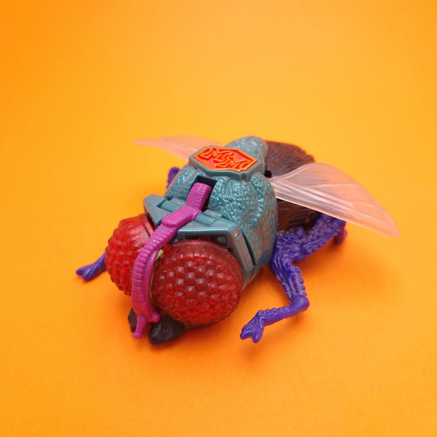 MIGHTY MAX ☆ SQUISHES THE FLY Doom Zones Vintage Figure Playset ☆ Complete