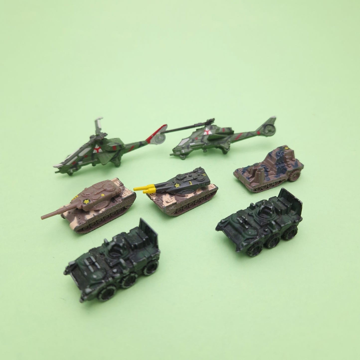 MEGA FORCE ☆ ARMY TANKS HELICOPTERS BUNDLE Vintage ☆ 90s Original Kenner Diecast