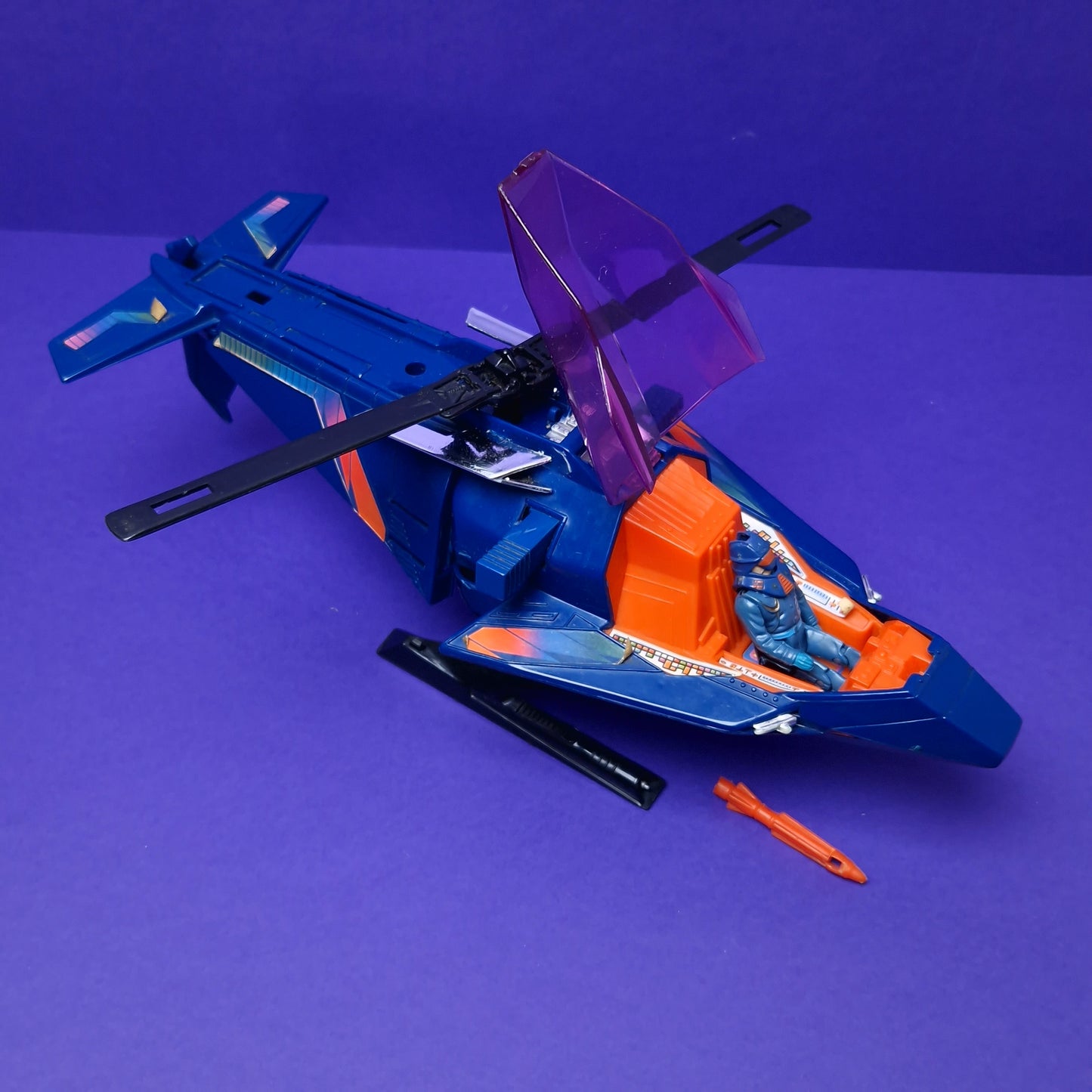 M.A.S.K ☆ SWITCHBLADE Miles Mayhem ☆ BOXED INNER TRAY COMPLETE Vintage MASK Kenner 80s Euro Box