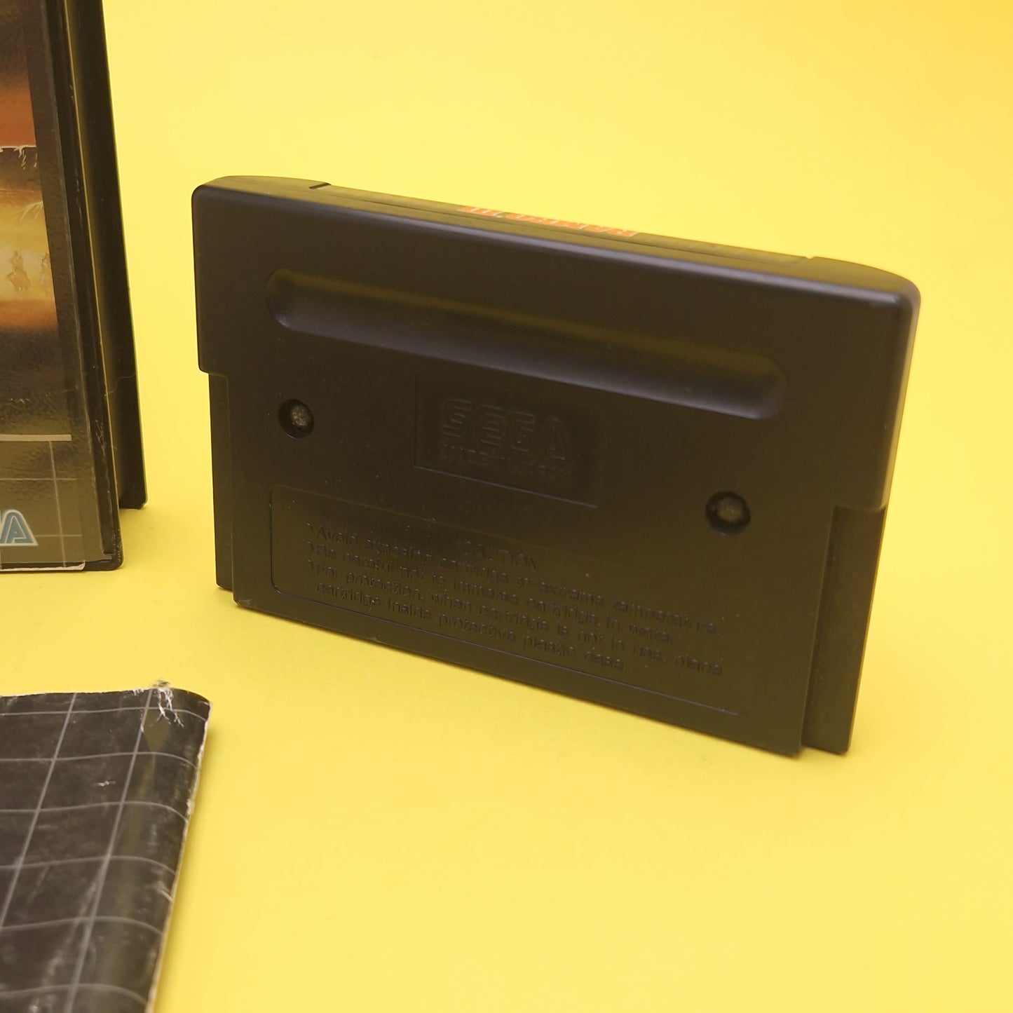 SEGA MEGA DRIVE ☆ RAMBO 3 ☆ Vintage Retro Game Manual Boxed