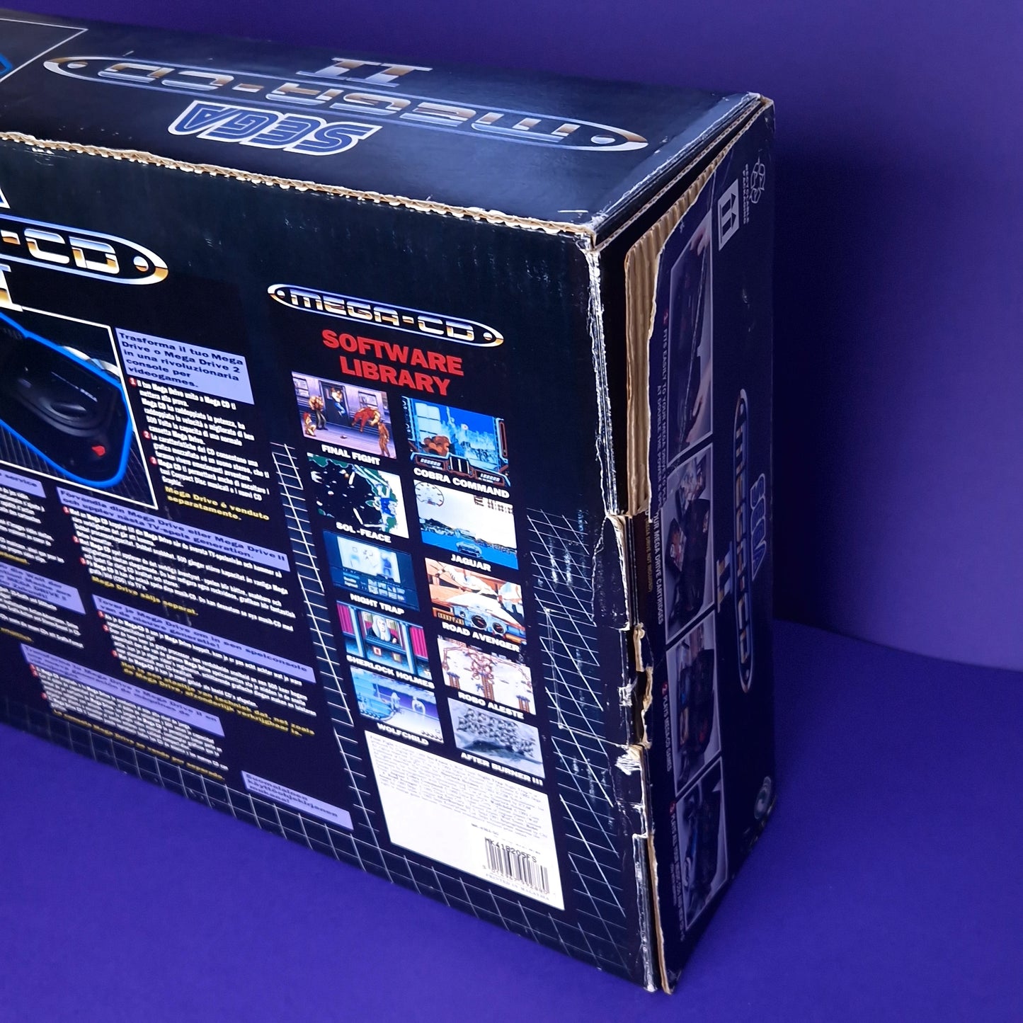 SEGA ☆ MEGA CD 2 BOXED CONSOLE ☆ 8 Classic Games & FIFA Vintage Retro Inserts