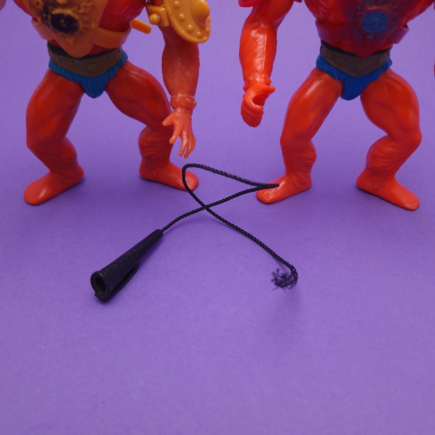 MASTERS OF THE UNIVERSE ☆ BEAST MAN RED YELLOW Vintage Figure ☆ MOTU Loose 80s Mattel Original