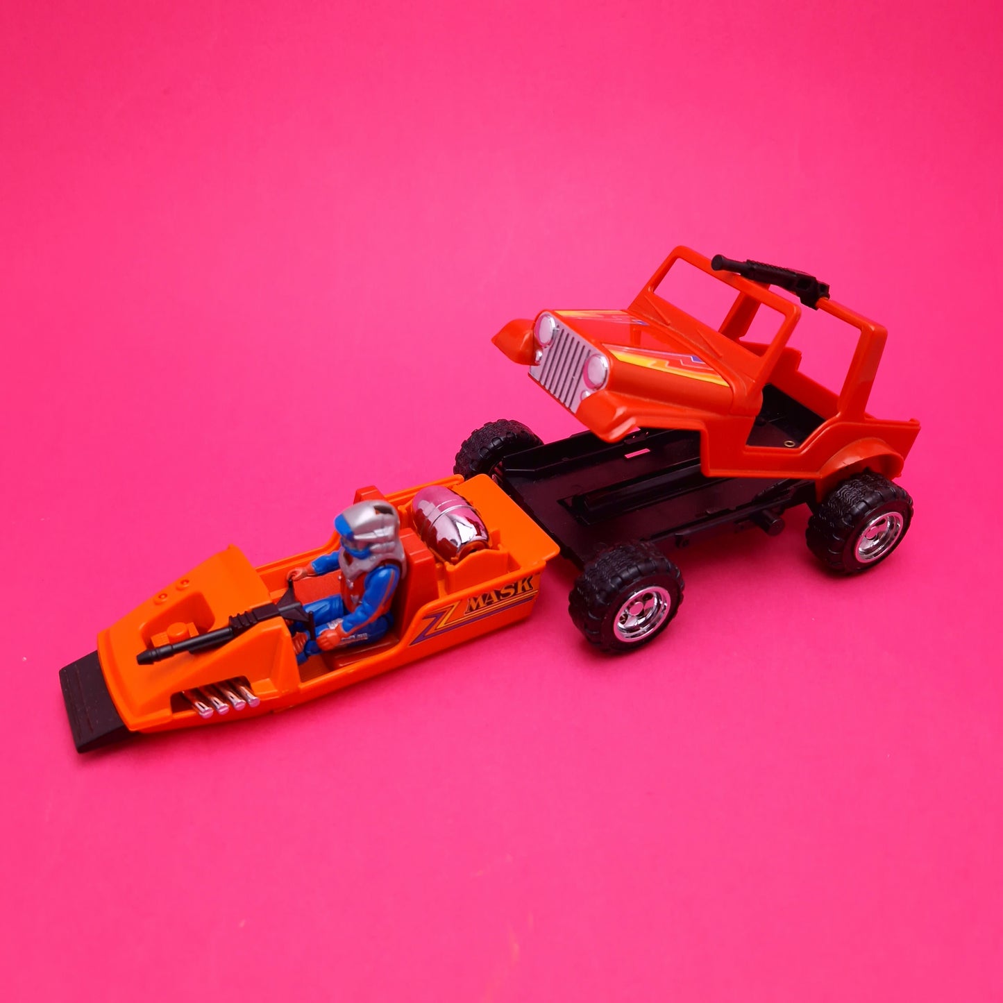 M.A.S.K ☆ GATOR DUSTY HAYES Figure Vehicle ☆ COMPLETE BOXED Vintage Kenner 80s