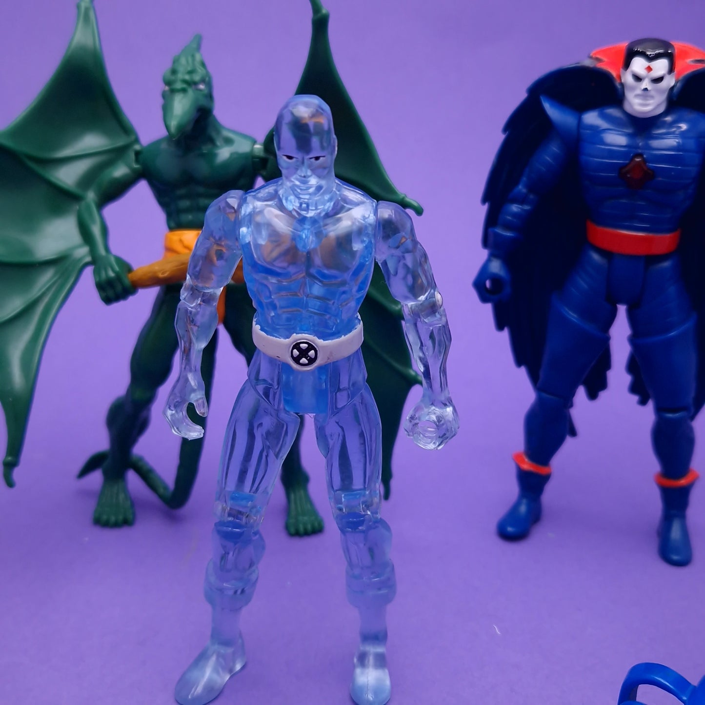 X-MEN ☆ CYCLOPs SABRETOOTH SAURON SINISTER x6 Action Figures ☆ Vintage 90s Toybiz