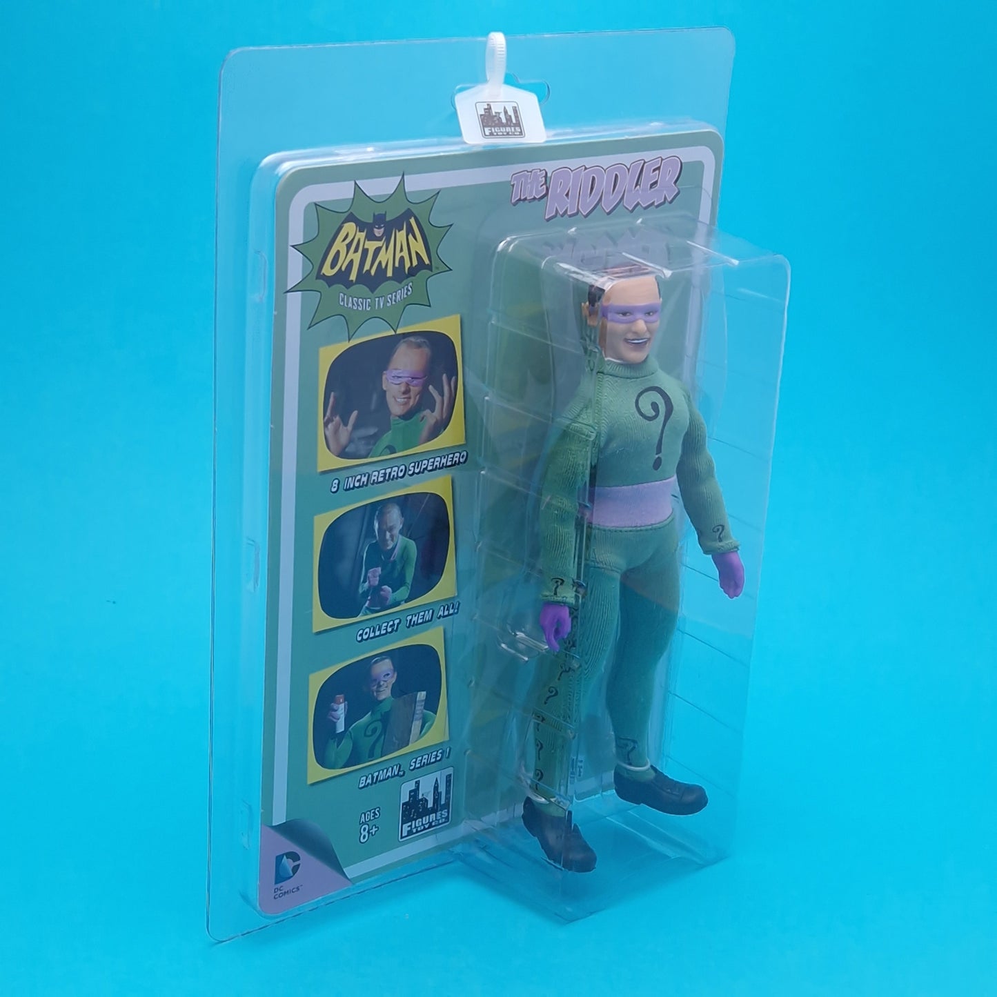 BATMAN ☆ THE RIDDLER CLASSIC TV Series RETRO Style ☆ BOXED Sealed Figures Toy Co 2014