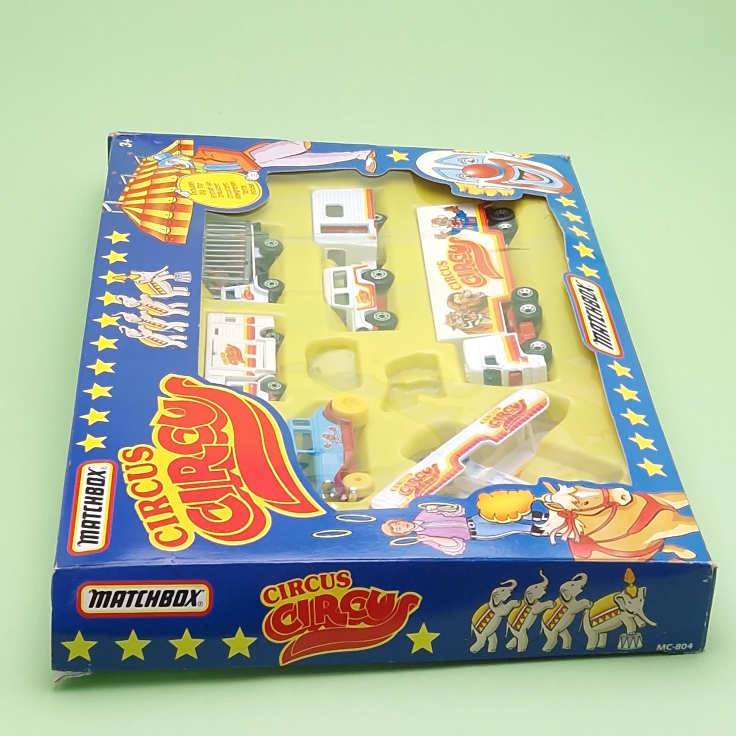 MATCHBOX ☆ CIRCUS CIRCUS GIFT SET cars ☆ Vintage Matchbox 90s Boxed