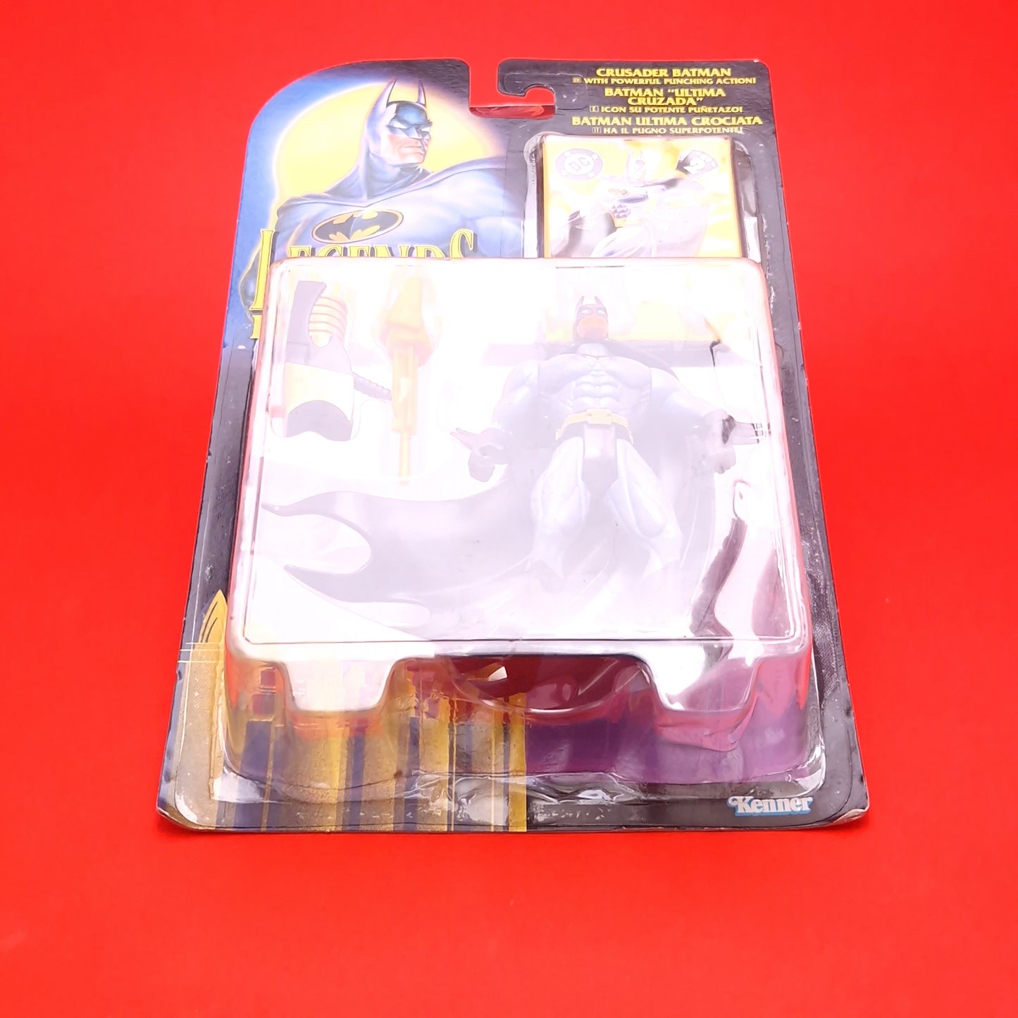 LEGENDS OF BATMAN CRUSADER ☆ Vintage Figure MOC Original Sealed Carded Kenner