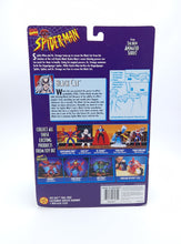 Load image into Gallery viewer, SPIDER-MAN ANIMATED SERIES ☆ BLACK CAT Spider Wars Figure Marvel ☆ Carded Toybiz 90s Original
