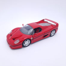 Load image into Gallery viewer, DIECAST ☆ MAISTO 1:24 1995 FERRARI F50 Model Car RED ☆ Loose
