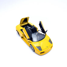 Load image into Gallery viewer, DIECAST ☆ JADA LAMBORGHINI MURCIELAGO ROADSTER 1:24 Model Car YELLOW ☆ Loose
