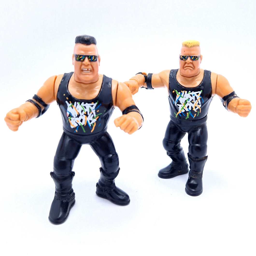 WWF HASBRO ☆ NASTY BOYS TAG Vintage Wrestling Figure ☆ Original 90s Series 5