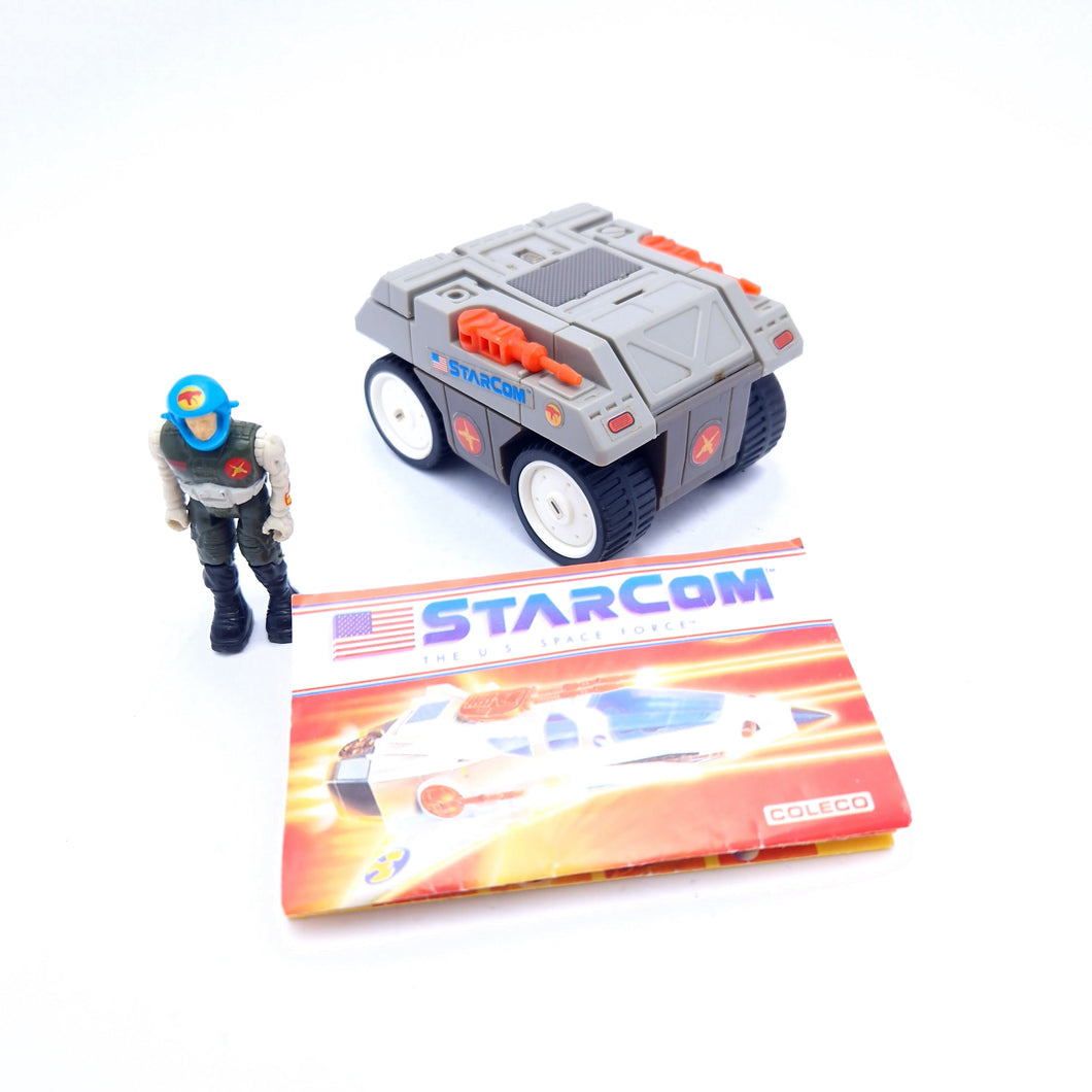 STARCOM ☆ LASER R.A.T RAT With Capt Vic Hayes Figure Vehicle ☆ 80's Loose Vintage Coleco Mattel