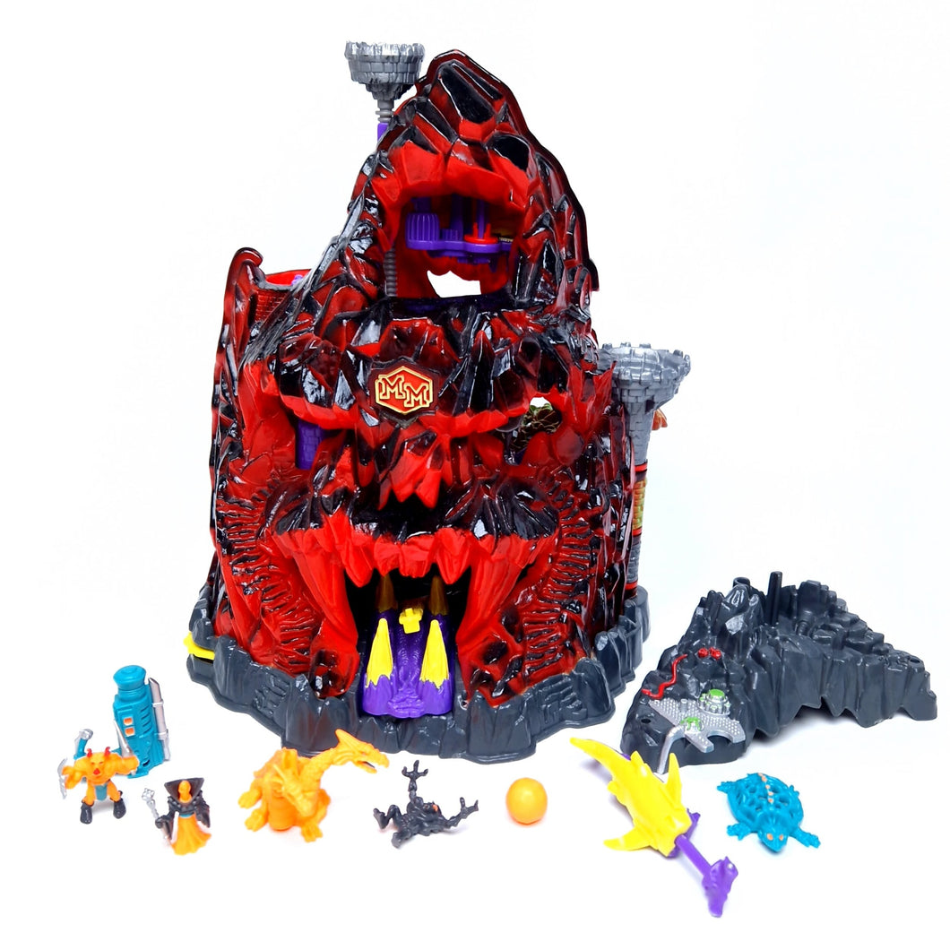 MIGHTY MAX ☆ TRAPPED IN SKULL MOUNTAIN Vintage Figure Playset ☆ Near Complete