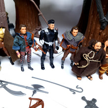 Load image into Gallery viewer, ROBIN HOOD PRINCE OF THIEVES ☆ SHERWOOD FOREST VEHICLE &amp; FIGURE Bundle Vintage Action Figure ☆ Loose 90s Kenner
