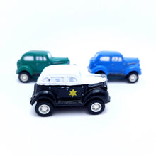 Load image into Gallery viewer, DICK TRACEY ☆ Set x3 Pull Back PVC Vehicle Cars Police Vintage ☆ Loose 1990&#39;s ERTL
