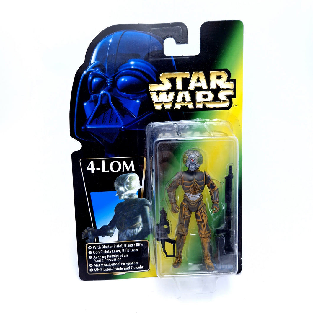 STAR WARS POTF ☆ 4-LOM EURO Figure ☆ MOC Sealed Carded Kenner Power of the Force