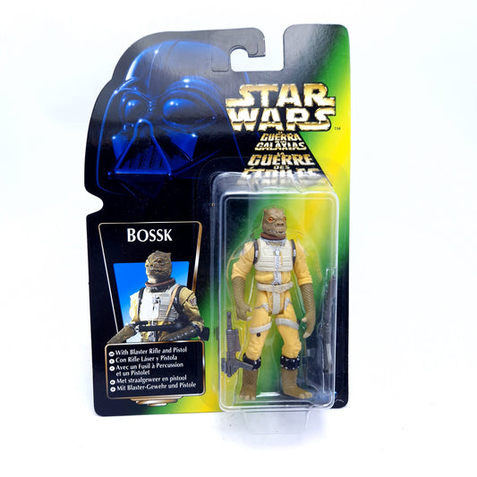 STAR WARS POTF ☆ BOSSK Figure ☆ MOC Sealed Carded Kenner Power of the Force