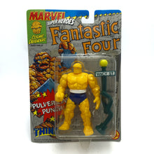Load image into Gallery viewer, MARVEL SUPERHEROES ☆ FANTASIC FOUR SET THING MR HUMAN TORCH INVISIBLE WOMAN Figure ☆ 90&#39;s MOC Sealed Carded Toybiz 90s
