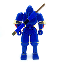 Load image into Gallery viewer, POWER RANGERS MMPR ☆ BLUE NINJOR ZORD Figure ☆ Vintage Bandai Complete
