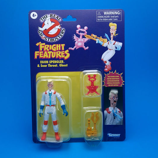 THE REAL GHOSTBUSTERS REISSUE ☆ FRIGHT FEATURES EGON SPENGLER Figure ☆ Kenner Classics MOC Sealed Carded