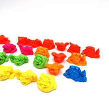 Load image into Gallery viewer, MINI BOGLINS ☆ 23x NEON Kelloggs Cereal Premiums Mini Figure ☆ Ideal

