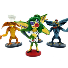 Load image into Gallery viewer, GREMLINS 2 ☆ Set x4 MOWHAWK GRETA LENNY BRAINS Applause Store Model Vintage Figure ☆ Loose 1990 PVC
