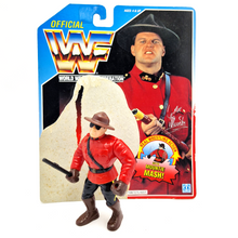 Load image into Gallery viewer, WWF HASBRO THE MOUNTIE Vintage Wrestling Figure COMPLETE Card Back ☆ Original 90s Series 5
