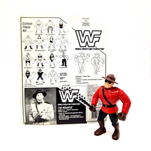 Load image into Gallery viewer, WWF HASBRO THE MOUNTIE Vintage Wrestling Figure COMPLETE Card Back ☆ Original 90s Series 5
