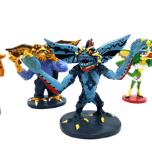 Load image into Gallery viewer, GREMLINS 2 ☆ Set x4 MOWHAWK GRETA LENNY BRAINS Applause Store Model Vintage Figure ☆ Loose 1990 PVC
