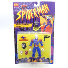 Load image into Gallery viewer, SPIDER-MAN ANIMATED SERIES ☆ THE CHAMELEON Figure Marvel ☆ Carded Toybiz 90s Original

