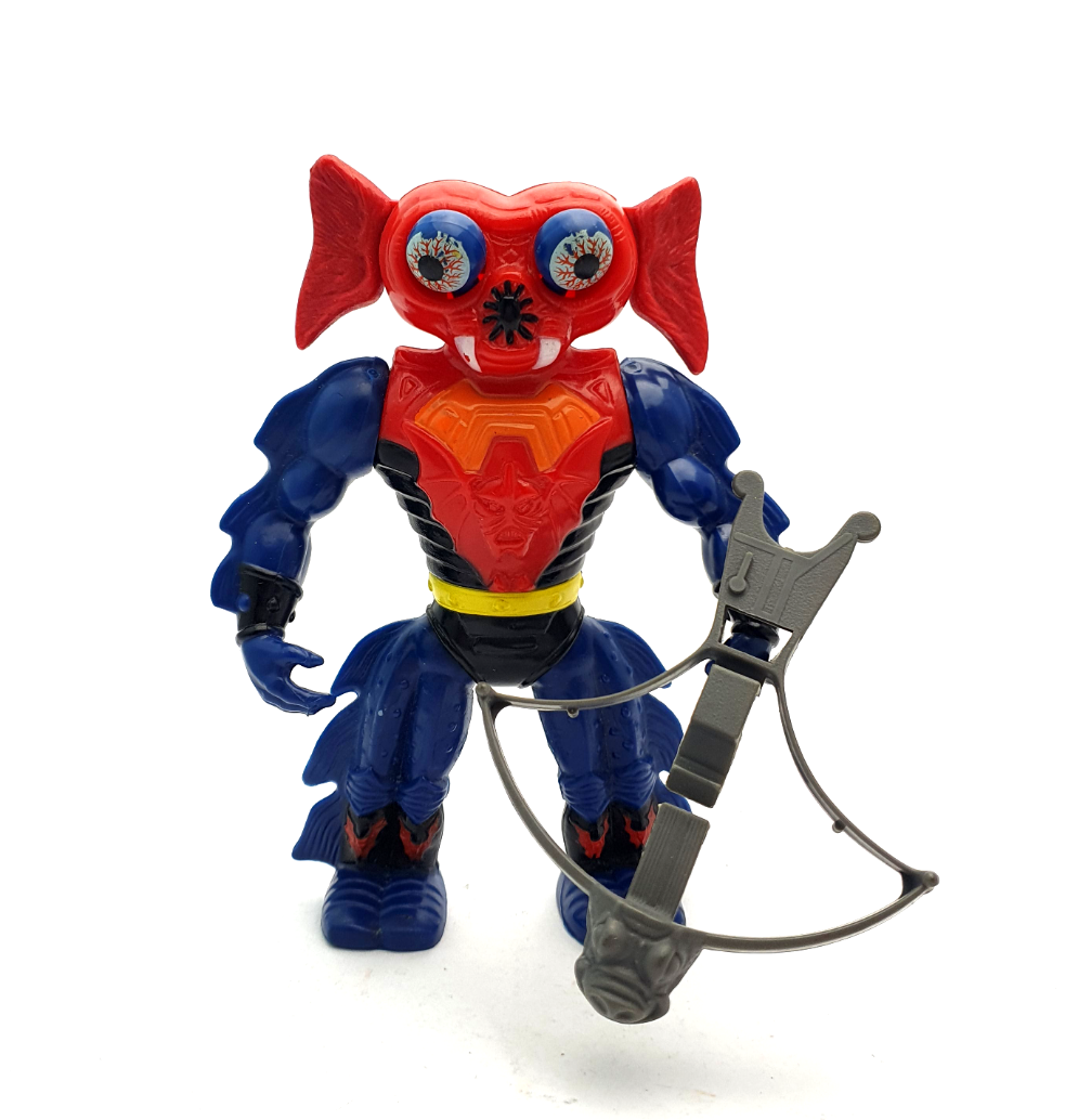 MASTERS OF THE UNIVERSE ☆ MANTENNA Complete Vintage Figure ☆ MOTU Loose 80s Mattel Original
