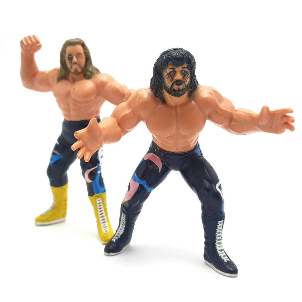 WCW GALOOB ☆ FABULOUS FREEBIRDS JIMMY GARVIN MICHAEL HAYES Vintage Wrestling Figure ☆ 90s Loose