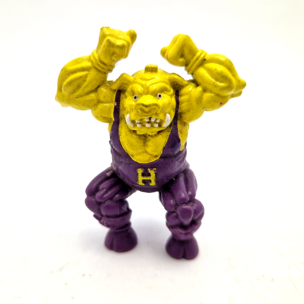 MONSTER IN MY POCKET ☆ W11 Hog Stomper Wrestler Figure ☆ Vintage Mini Figure