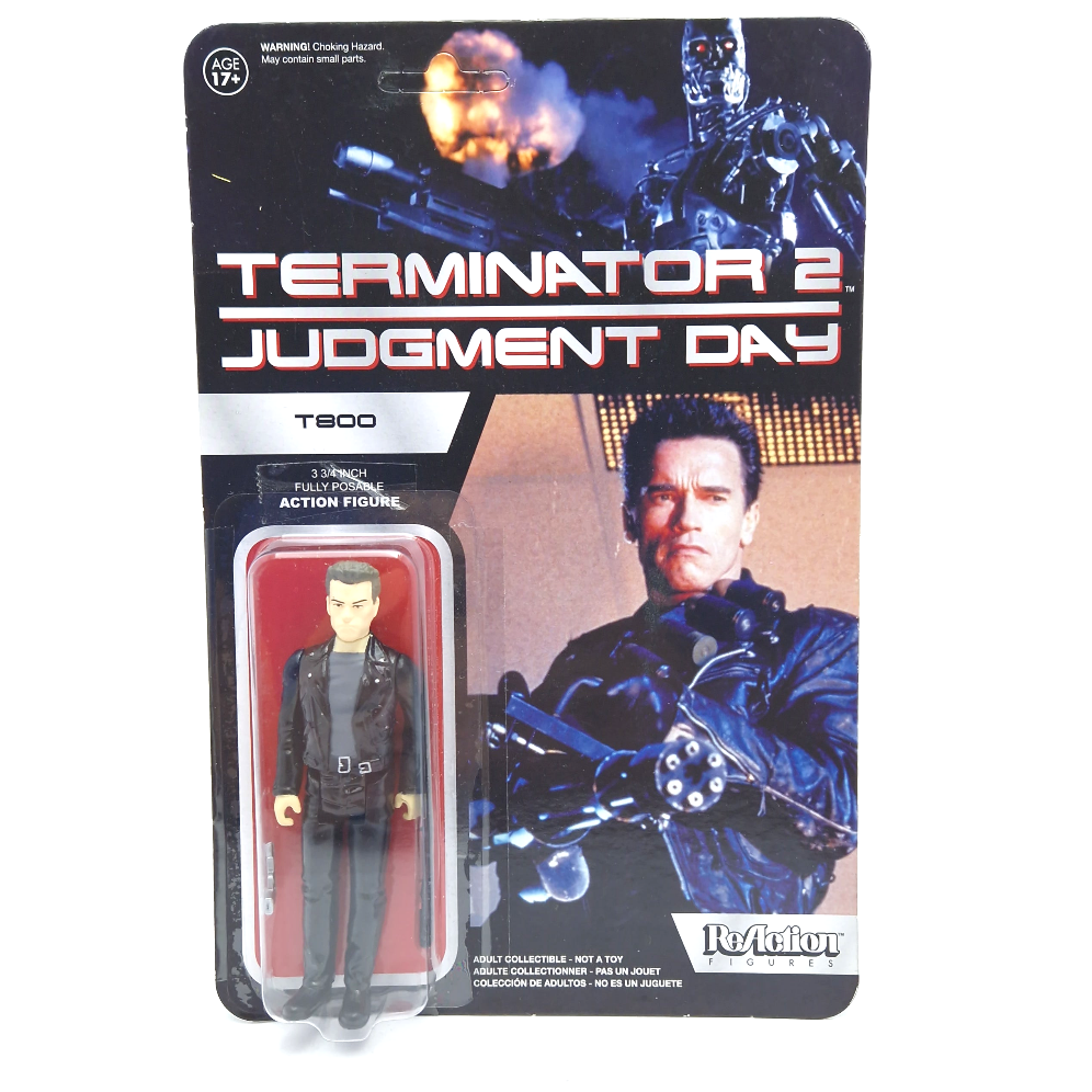Terminator 2 Judgment Day ReAction Super7 Action Figure T800 10cm ☆ Carded Sealed