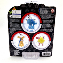 Load image into Gallery viewer, Pokémon ☆ DANGLERS Vaporeon Flareon and Jolteon Figures ☆ Sealed Carded TOMY

