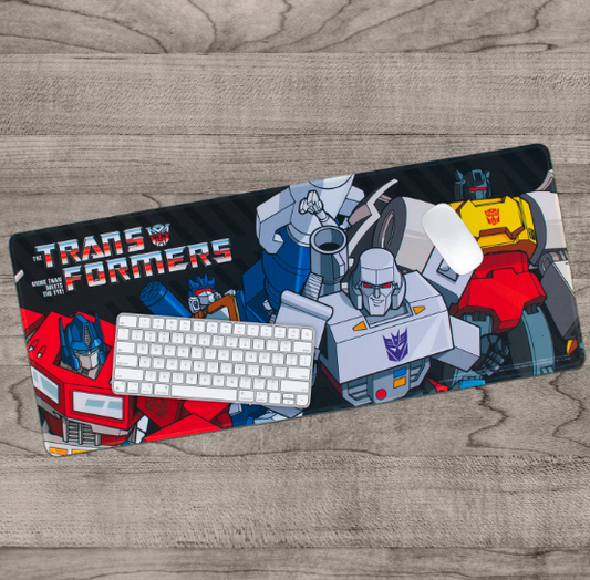 TRANSFORMERS ☆ Desk Mat Pad Optimus Prime Megatron G1 ☆ Boxed