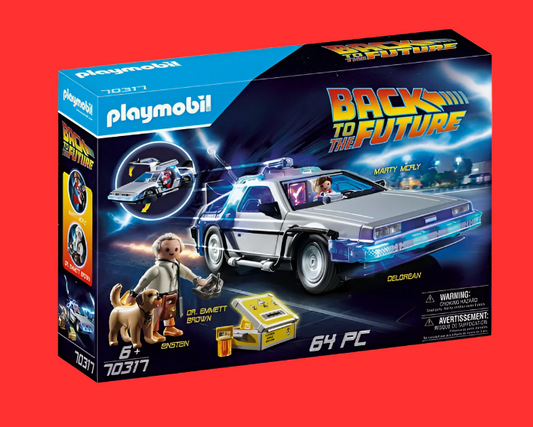 BACK TO THE FUTURE ☆ DELOREAN Playmobil 70317 1st Edition ☆ Boxed