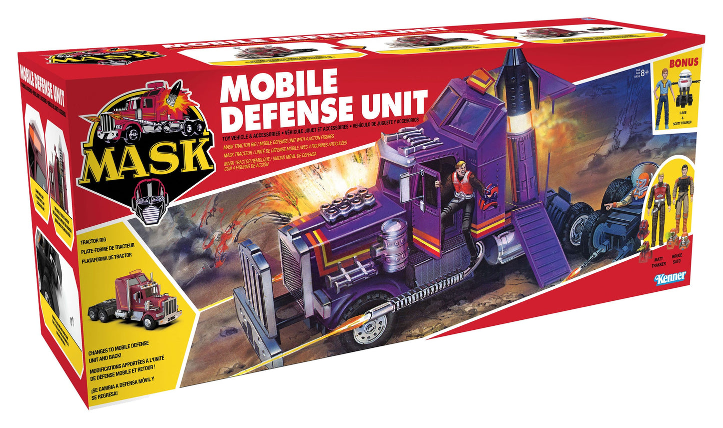 M.A.S.K. ☆ Mobile Defense Unit (SDCC Exclusive - Limited Edition Rhino with T-Bob & Scott) The Loyal Subjects Reissue