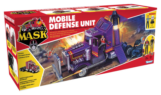 M.A.S.K. ☆ Mobile Defense Unit (SDCC Exclusive - Limited Edition Rhino with T-Bob & Scott) The Loyal Subjects Reissue