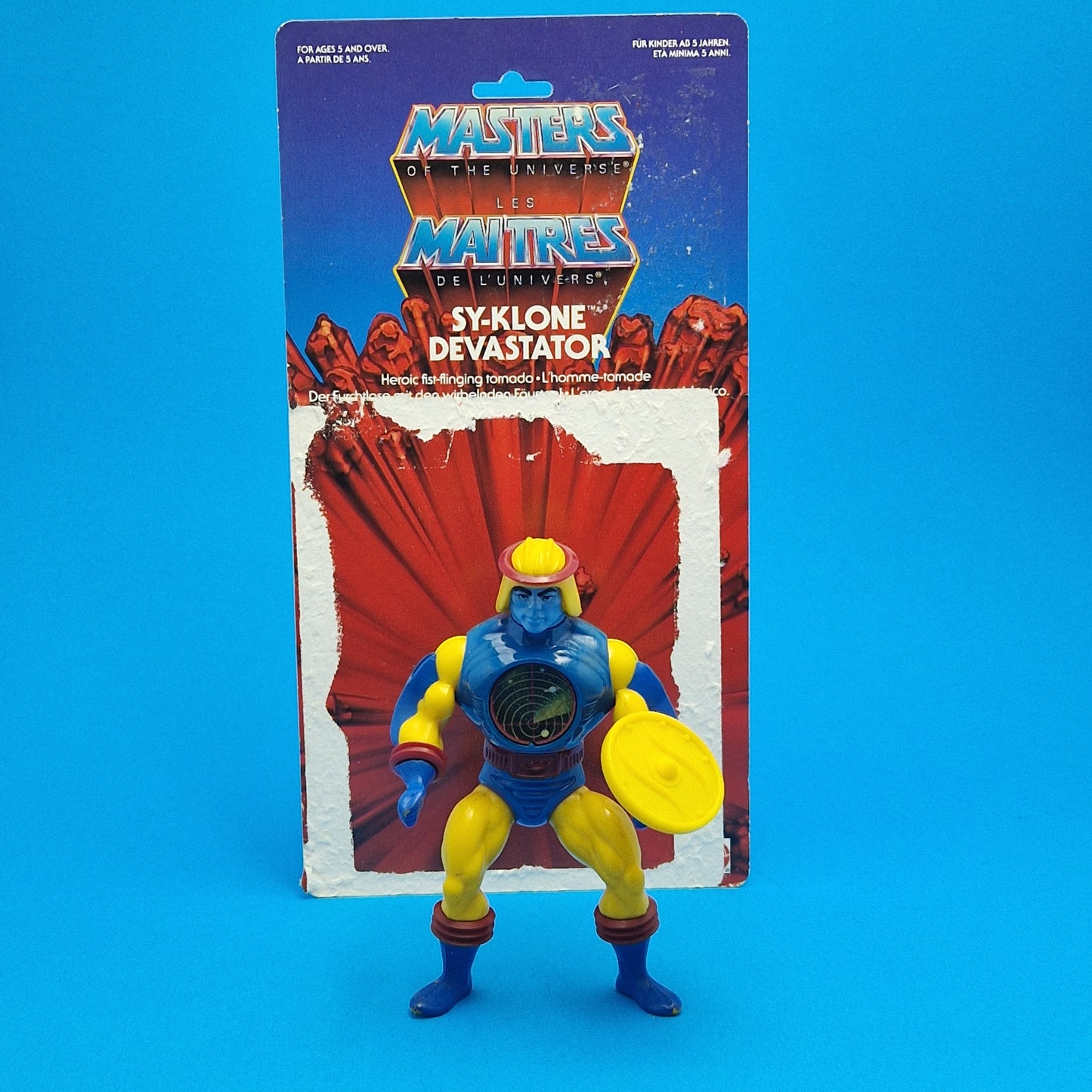 MASTERS OF THE UNIVERSE ☆ SY-KLONE Vintage Figure ☆ MOTU Loose 80s Mattel Card Clone