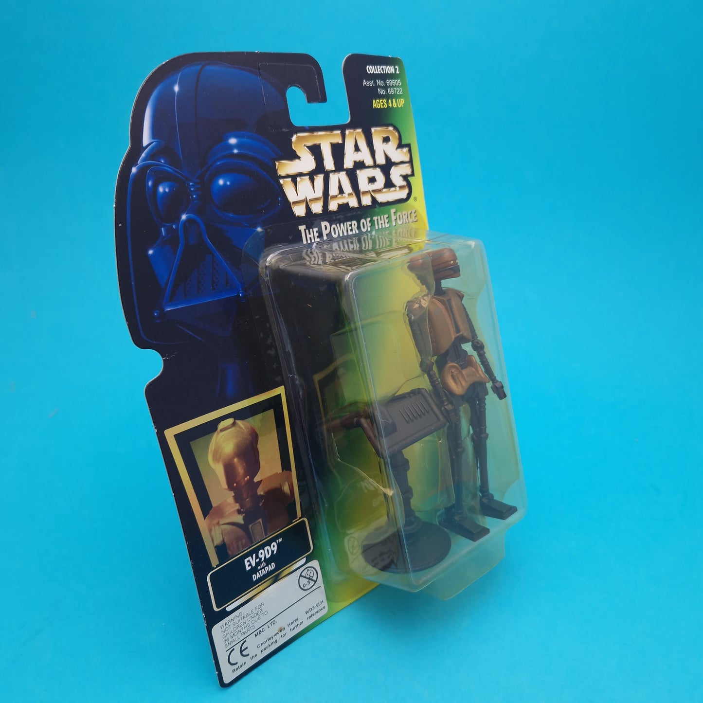 STAR WARS POTF ☆ EV-9D9 Figure ☆ MOC Sealed Carded Kenner Power of the Force