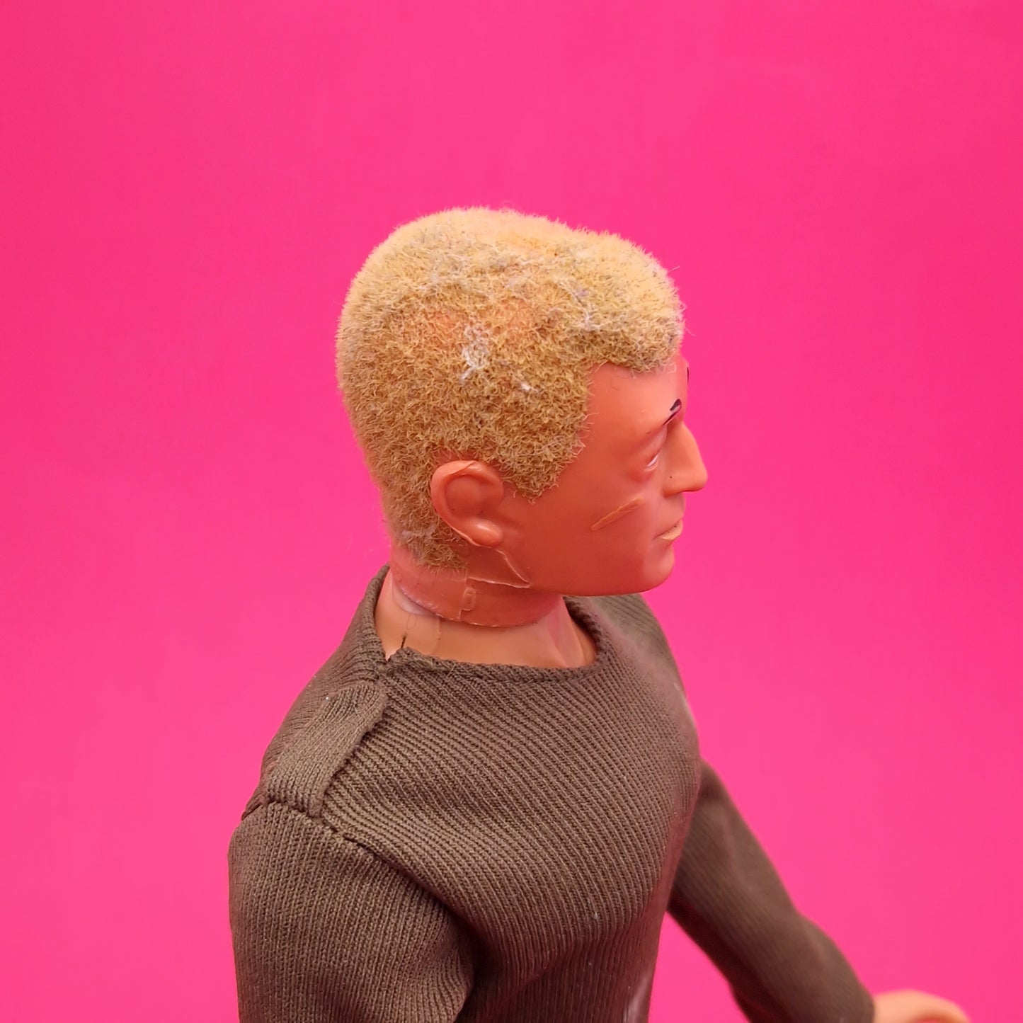 ACTION MAN ☆ SOLDIER Parts Uniform & Eagle Eye Blonde Figure 80's ☆ Vintage PALITOY Loose
