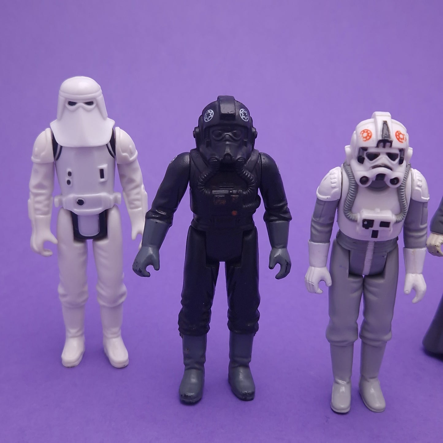 STAR WARS VINTAGE ☆ 5x BUNDLE TIE PILOT AT-AT EMPEROR SNOW TROOPER Figures ☆ Kenner 80s