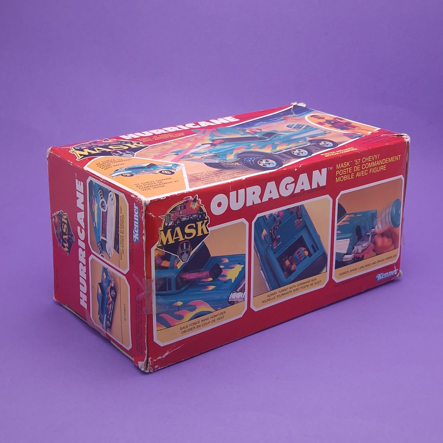 M.A.S.K ☆ HURRICANE Hondo McClean ☆ BOXED Complete Vintage MASK Kenner 80s Canada Box