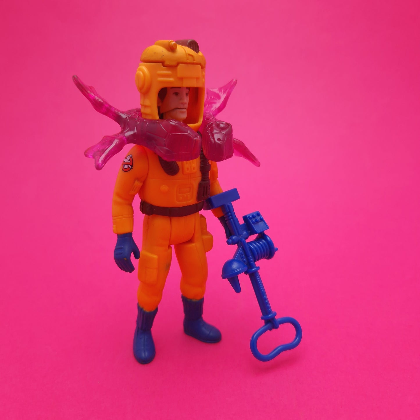 GHOSTBUSTERS ☆ PETER VENKMAN SUPER FRIGHT FEATURES Vintage Figure ☆ Loose 80s Kenner