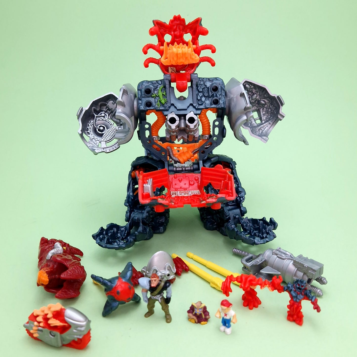 MIGHTY MAX ☆ BLASTS MAGUS DELUXE Vintage Figure Playset ☆ Complete Loose