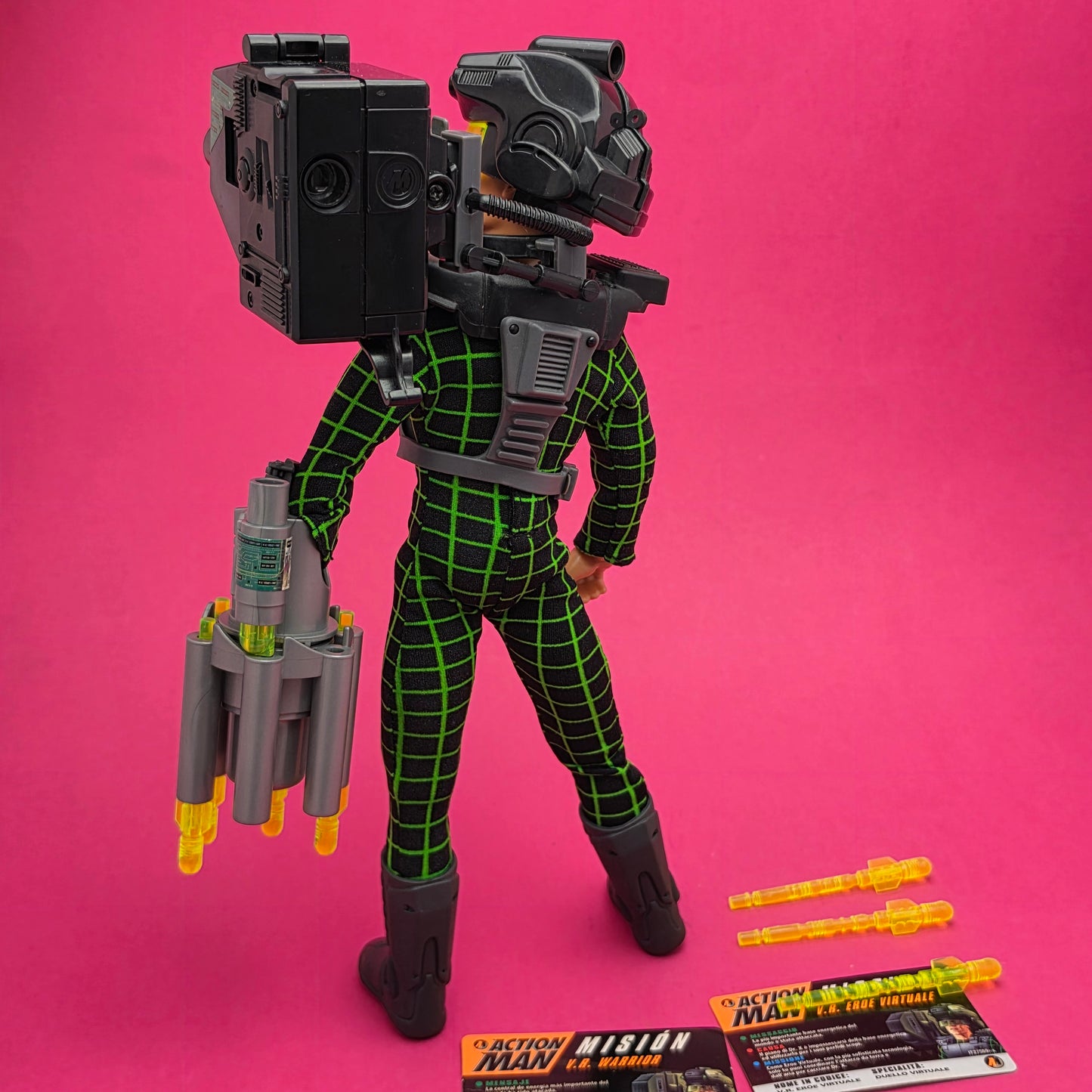 ACTION MAN ☆ V.R WARRIOR Figure ☆ Vintage HASBRO 90's Loose