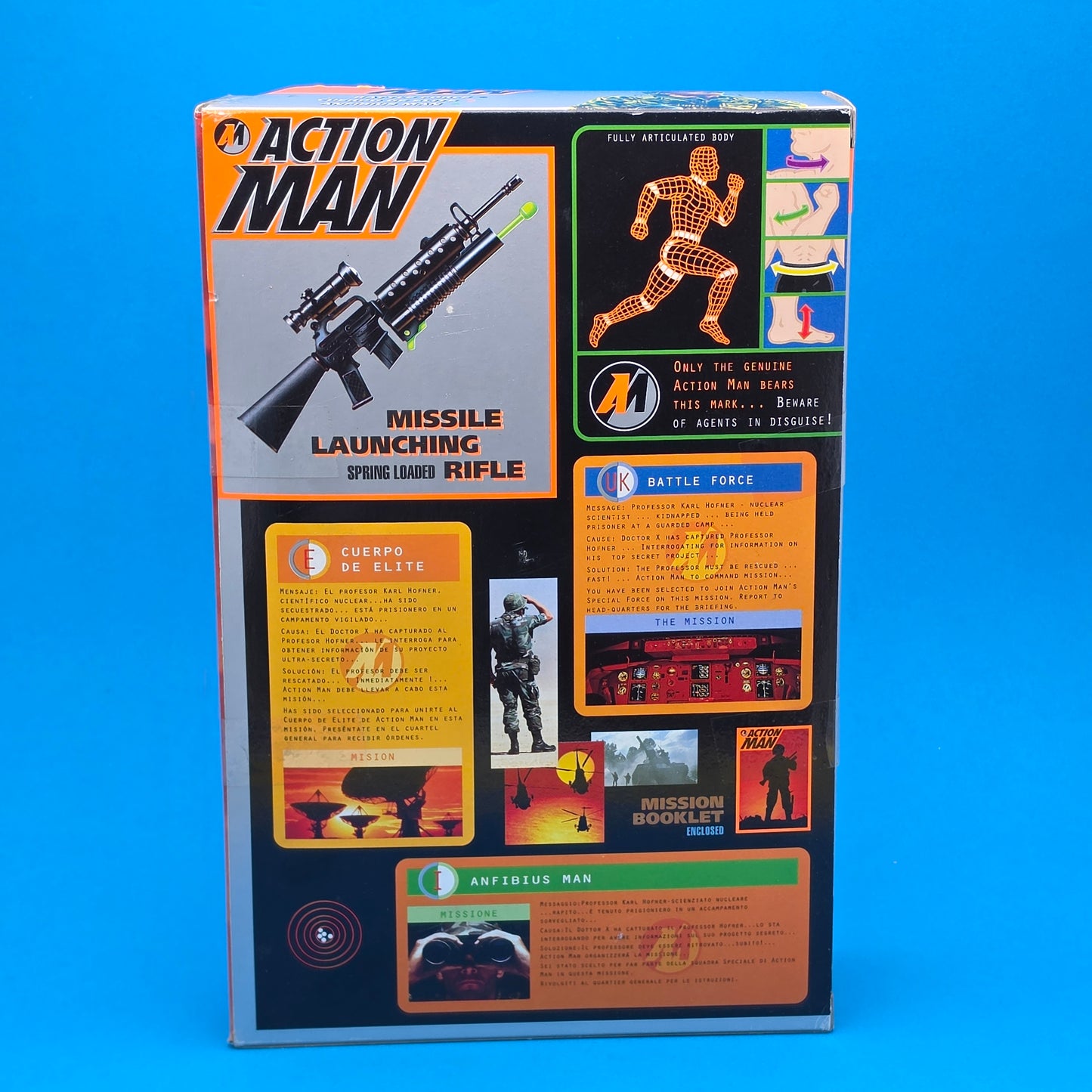 ACTION MAN ☆ BATTLE FORCE Figure Doll Vintage HASBRO SEALED BOXED 1993